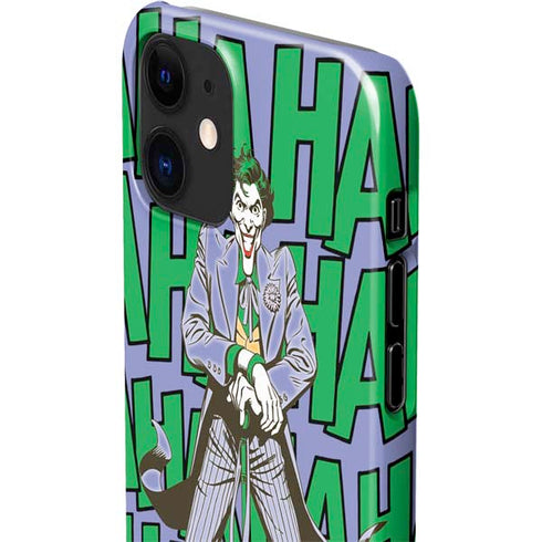DC Comics The Joker Vintage pose pattern iPhone 12 Mini Lite Case