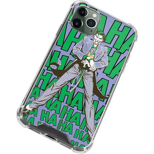 DC Comics The Joker Vintage pose pattern iPhone 12 Pro Clear Case