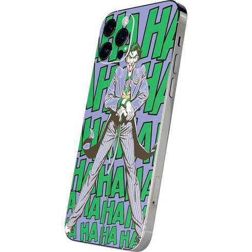 DC Comics The Joker Vintage pose pattern iPhone 12 Pro Max Skin