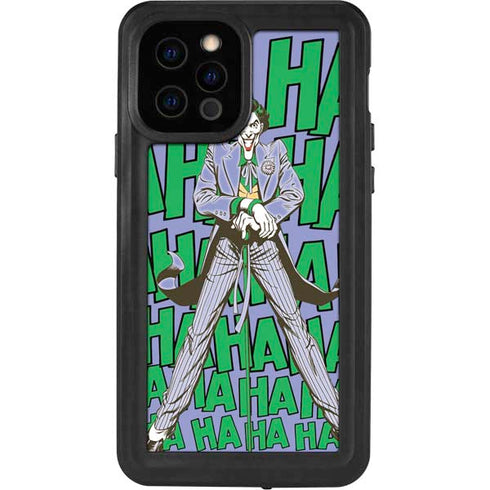 DC Comics The Joker Vintage pose pattern iPhone 12 Pro Waterproof Case
