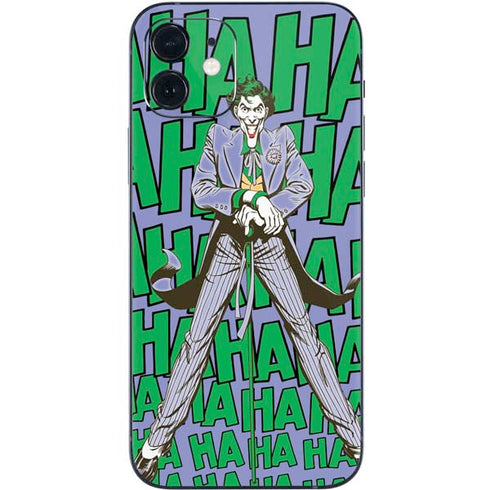 DC Comics The Joker Vintage pose pattern iPhone 12 Skin