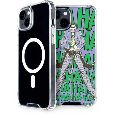 DC Comics The Joker Vintage pose pattern iPhone 13 MagSafe Case