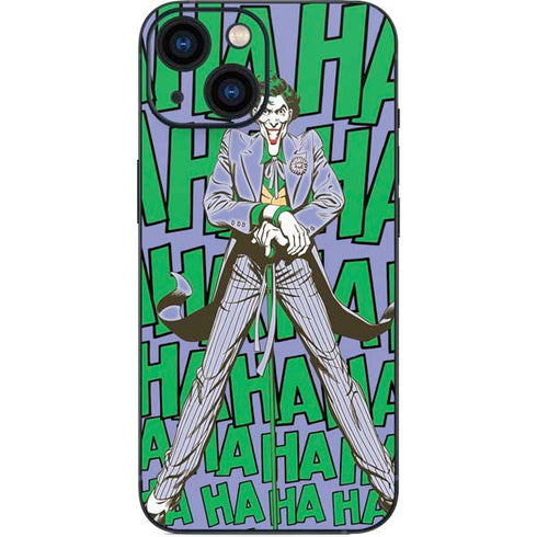 DC Comics The Joker Vintage pose pattern iPhone 13 Mini Skin