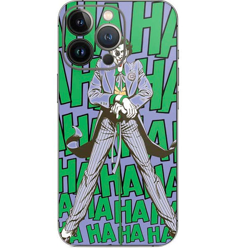 DC Comics The Joker Vintage pose pattern iPhone 13 Pro Skin