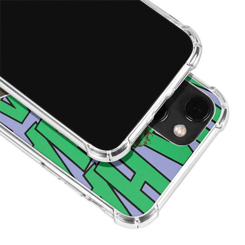 DC Comics The Joker Vintage pose pattern iPhone 14 Plus Clear Case