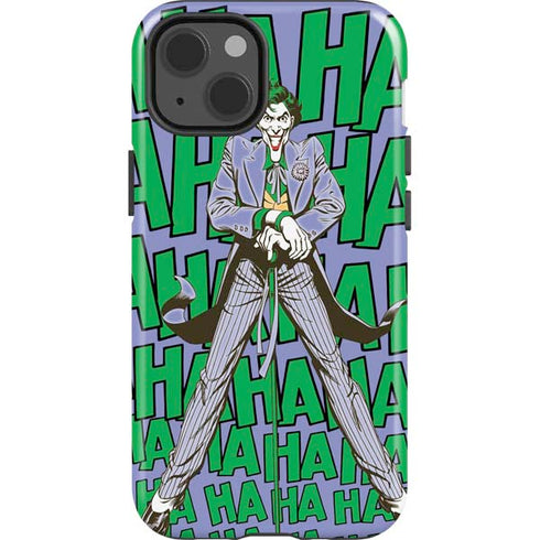 DC Comics The Joker Vintage pose pattern iPhone 15 Impact Case