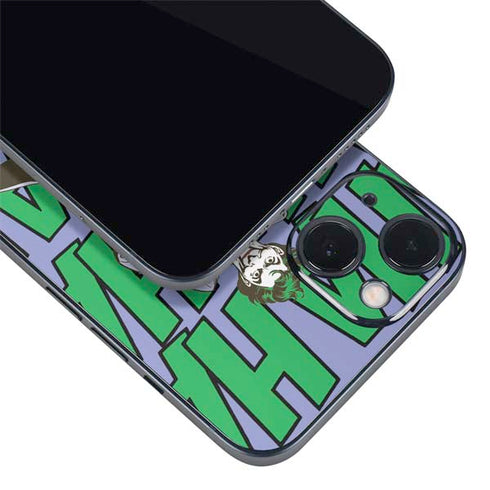 DC Comics The Joker Vintage pose pattern iPhone 14 Plus Skin