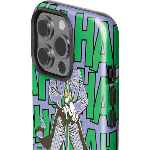 DC Comics The Joker Vintage pose pattern iPhone 14 Pro Impact Case