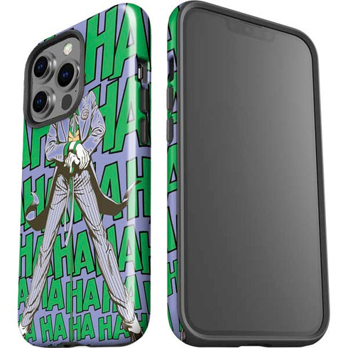 DC Comics The Joker Vintage pose pattern iPhone 14 Pro Impact Case
