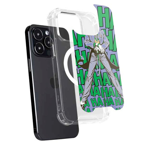DC Comics The Joker Vintage pose pattern iPhone 15 Pro MagSafe Case
