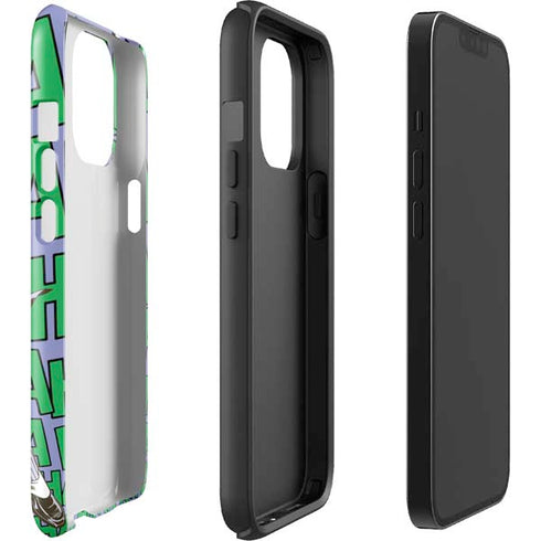 DC Comics The Joker Vintage pose pattern iPhone 14 Pro Max Impact Case