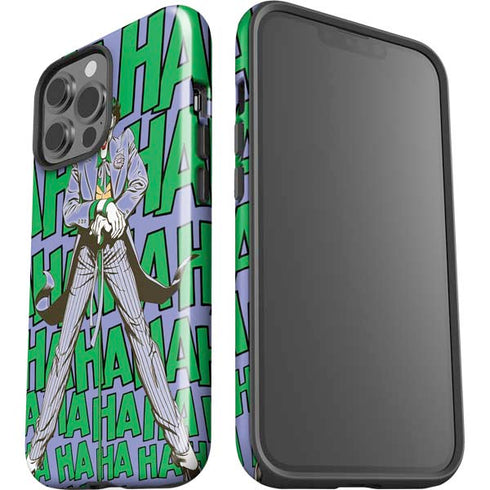 DC Comics The Joker Vintage pose pattern iPhone 15 Pro Max Impact Case