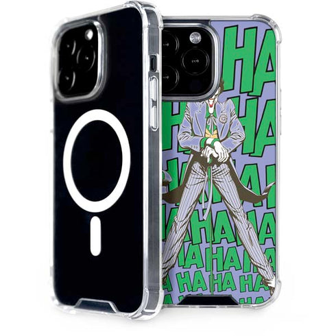 DC Comics The Joker Vintage pose pattern iPhone 15 Pro Max MagSafe Case