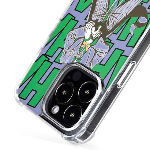 DC Comics The Joker Vintage pose pattern iPhone 14 Pro Max MagSafe Case