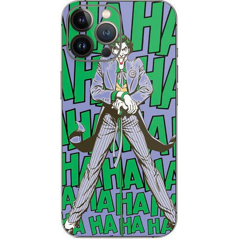 DC Comics The Joker Vintage pose pattern iPhone 14 Pro Max Skin