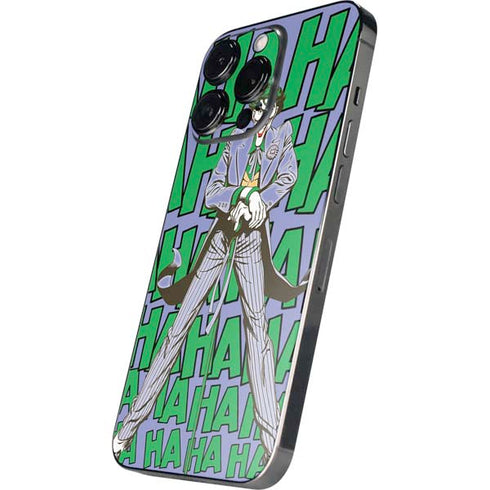 DC Comics The Joker Vintage pose pattern iPhone 14 Pro Max Skin