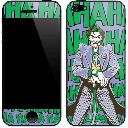DC Comics The Joker Vintage pose pattern iPhone 5/5s/5SE Skin