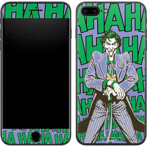 DC Comics The Joker Vintage pose pattern iPhone 7 Plus Skin