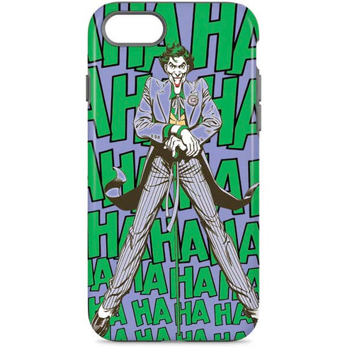 DC Comics The Joker Vintage pose pattern iPhone 8 Pro Case