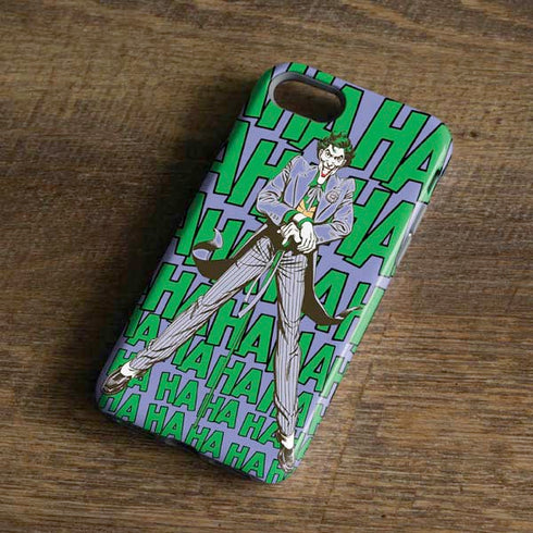 DC Comics The Joker Vintage pose pattern iPhone 8 Pro Case