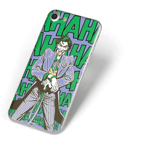 DC Comics The Joker Vintage pose pattern iPhone 8 Skin
