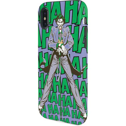 DC Comics The Joker Vintage pose pattern iPhone X Pro Case
