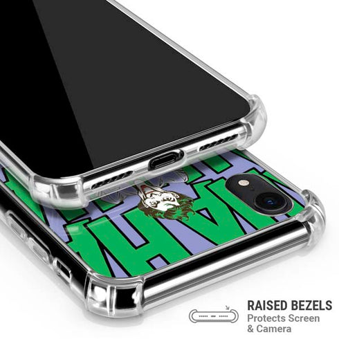 DC Comics The Joker Vintage pose pattern iPhone XR Clear Case