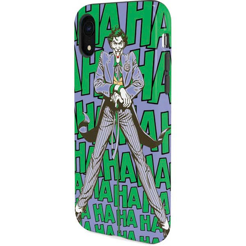 DC Comics The Joker Vintage pose pattern iPhone XR Pro Case