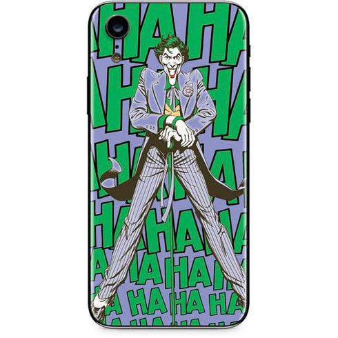 DC Comics The Joker Vintage pose pattern iPhone XR Skin