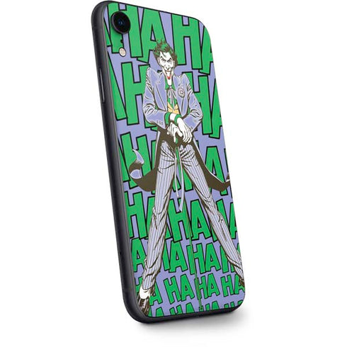DC Comics The Joker Vintage pose pattern iPhone XR Skin