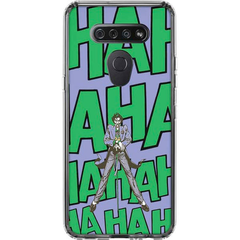DC Comics The Joker Vintage pose pattern LG K51/Q51 Clear Case