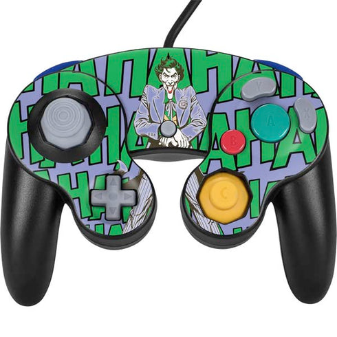 DC Comics The Joker Vintage pose pattern Nintendo GameCube Controller Skin