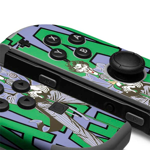 DC Comics The Joker Vintage pose pattern Nintendo Joy-Con (L/R) Controller Skin