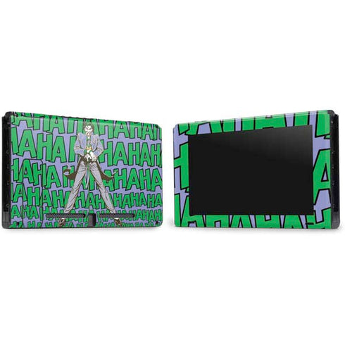 DC Comics The Joker Vintage pose pattern Nintendo Switch Bundle Skin