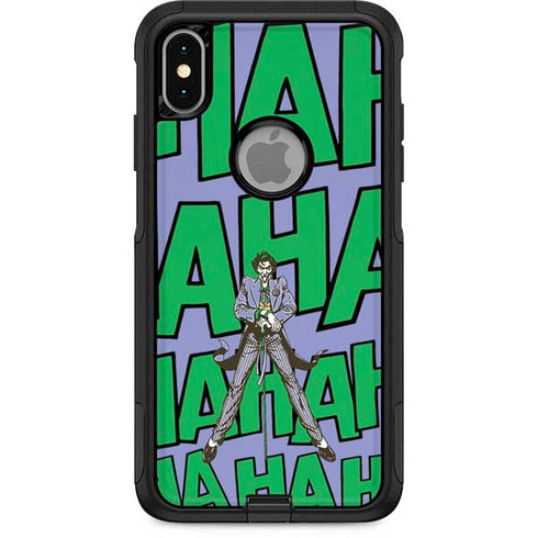 DC Comics The Joker Vintage pose pattern Otterbox Commuter iPhone Skin
