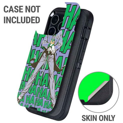 DC Comics The Joker Vintage pose pattern Otterbox Defender iPhone Skin