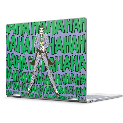 DC Comics The Joker Vintage pose pattern Pixelbook Skin