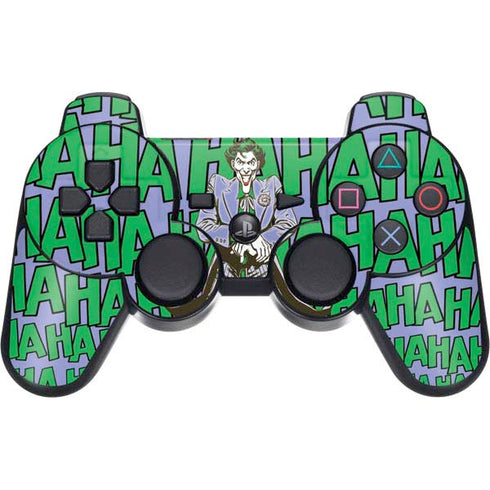 DC Comics The Joker Vintage pose pattern PS3 Dual Shock wireless controller Skin