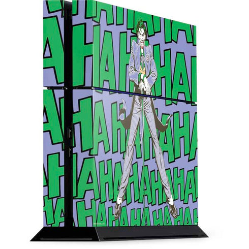 DC Comics The Joker Vintage pose pattern PS4 Console Skin