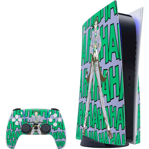 DC Comics The Joker Vintage pose pattern PS5 Bundle Skin