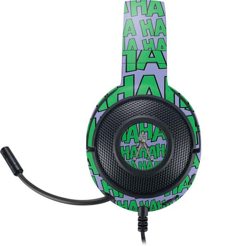 DC Comics The Joker Vintage pose pattern Razer Kraken X Skin
