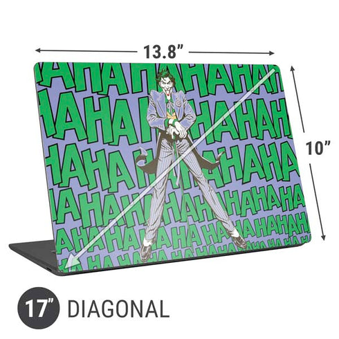 DC Comics The Joker Vintage pose pattern Universal Laptop 17in (13.8 x 10in) Skin