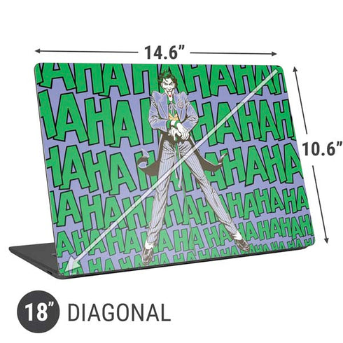 DC Comics The Joker Vintage pose pattern Universal Laptop 18in (14.6 x 10.6in) Skin