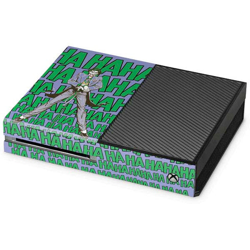 DC Comics The Joker Vintage pose pattern Xbox One Console Skin