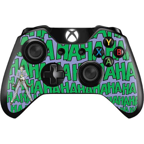 DC Comics The Joker Vintage pose pattern Xbox One Controller Skin