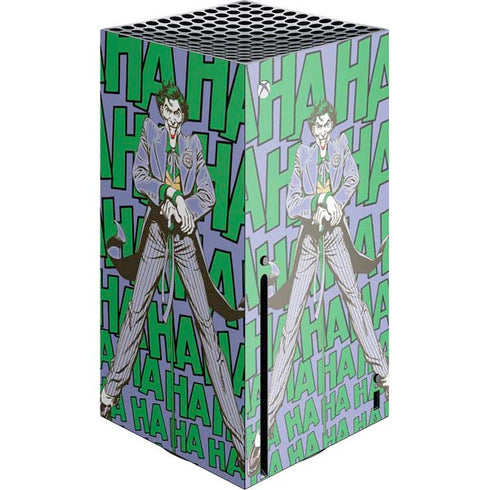 DC Comics The Joker Vintage pose pattern Xbox Series X Console Skin