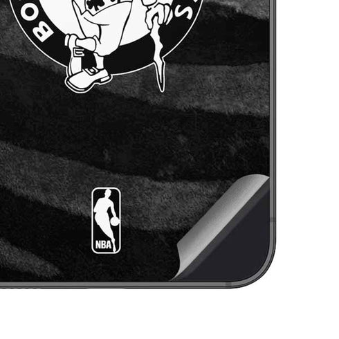 NBA Boston Celtics Black Animal Print Galaxy A14 5G Skin