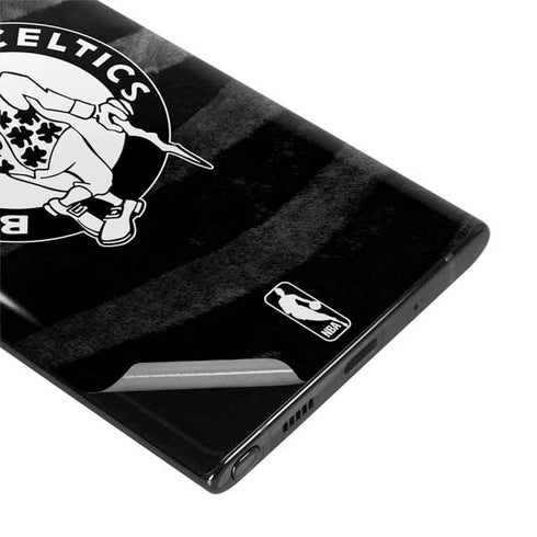 NBA Boston Celtics Black Animal Print Galaxy Note 10 Skin