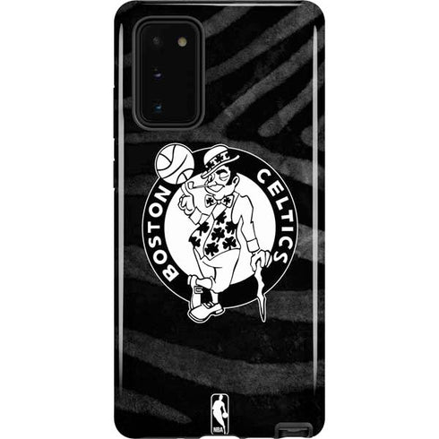 NBA Boston Celtics Black Animal Print Galaxy Note20 5G Pro Case