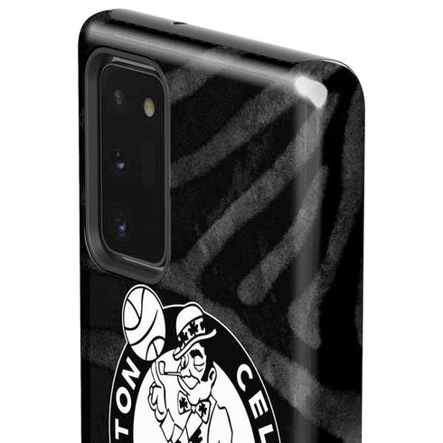 NBA Boston Celtics Black Animal Print Galaxy Note20 5G Pro Case